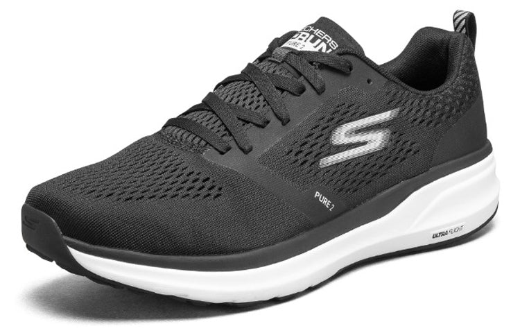 (WMNS) Skechers PURE 2 Sports Shoes Black 128091-BKW
