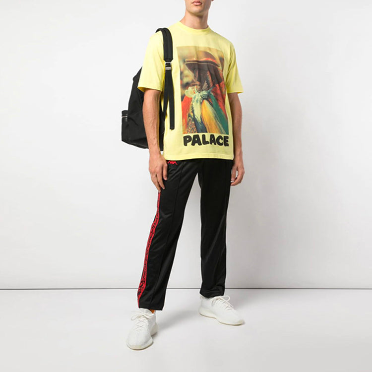 Men's PALACE Character Printing Short Sleeve Yellow P15TS107