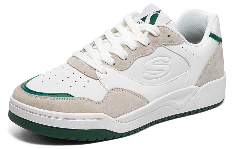 Skechers Koopa Court 'Volley Low Varsity - White Green' 183241-WGRN