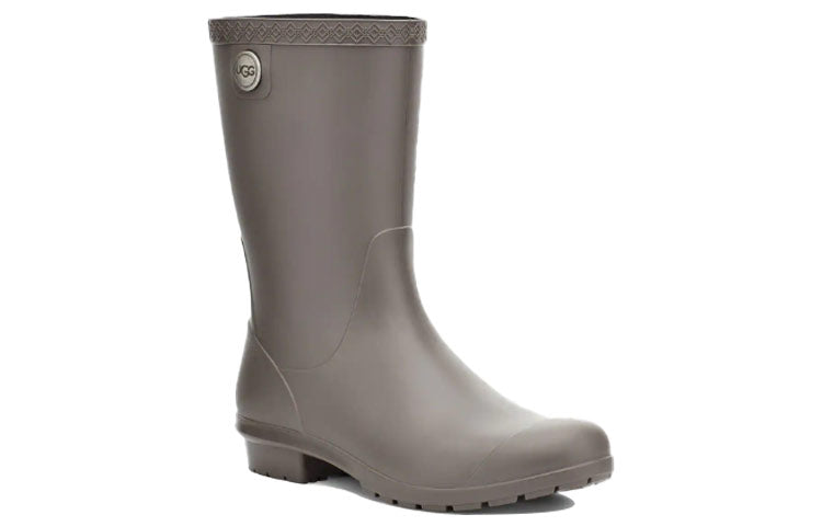 (WMNS) UGG Sienna Matte Rain Boot Gray 1100510-CHRC