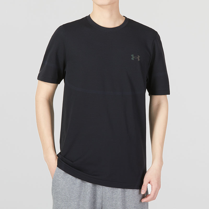 Under Armour Rush Seamless Legacy T-Shirt 'Black' 1376781-001