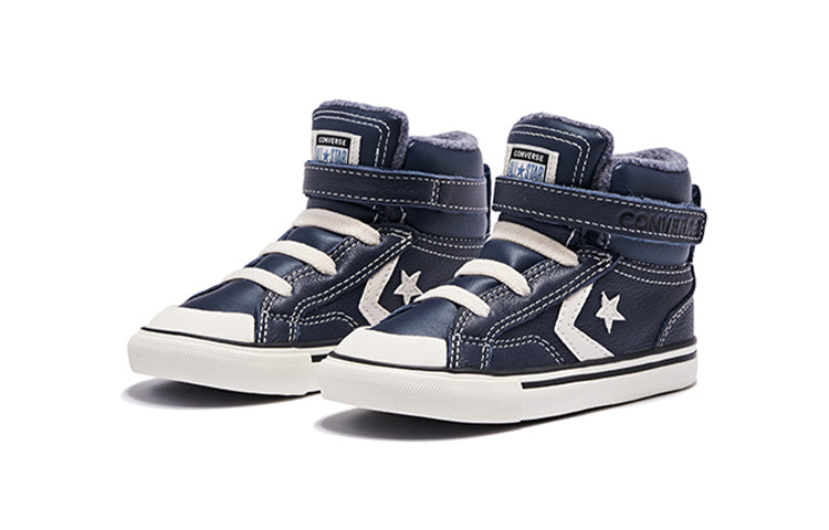 (TD) Converse Pro Blaze Strap High 'Leather & Heathered Knit - Lakeside Blue' 769320C