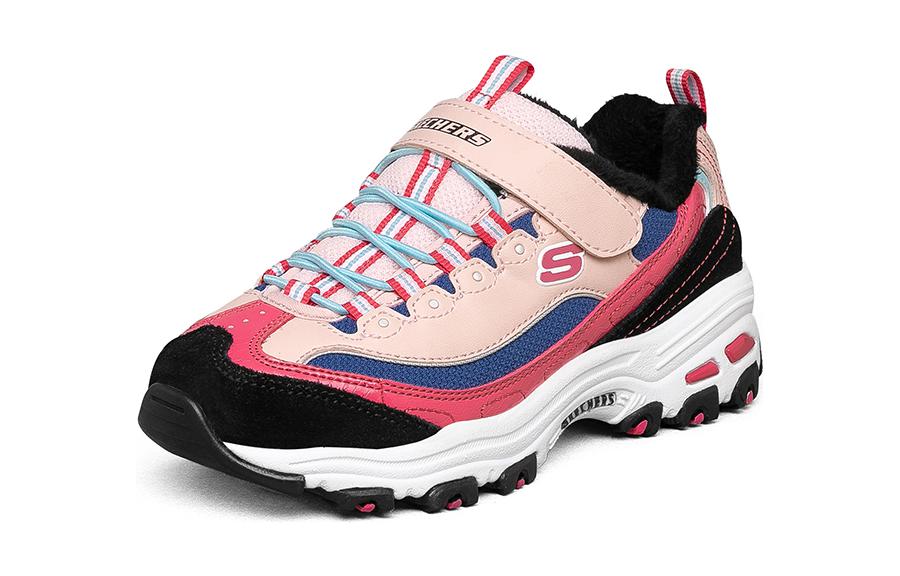 (GS) Skechers Dlites Shoes 'Pink Black' 664062L-PKMT