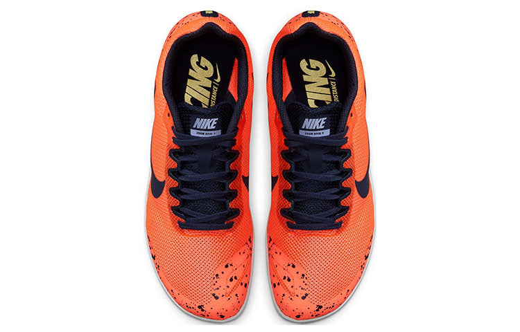 (WMNS) Nike Air Zoom Rival D 10 Spikes 'Ink Splatter Bright Mango' 907567-800