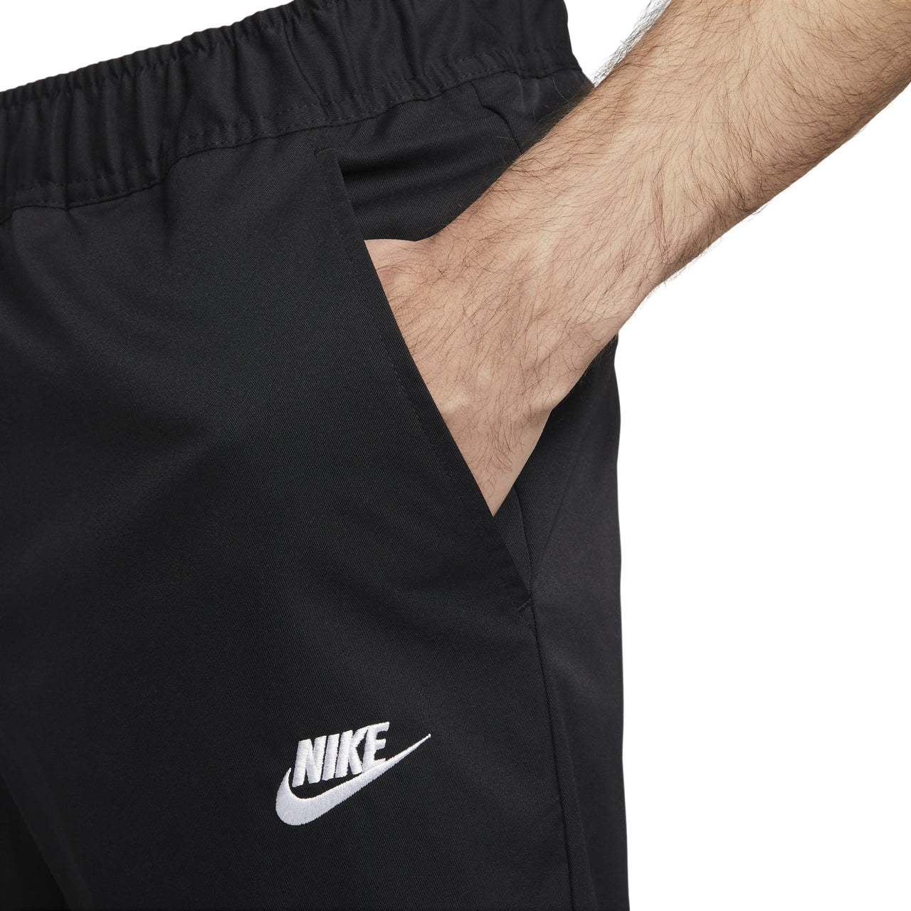 Nike Club Woven Tapered-Leg Pants Asia Sizing 'Black' DX0625-010
