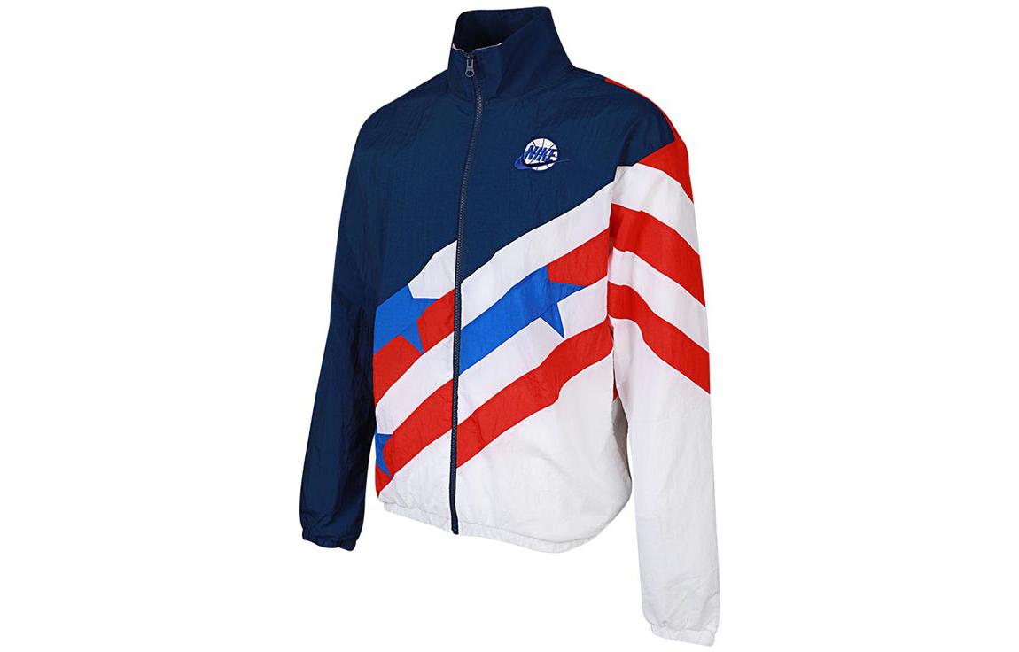 Nike AS Men's NK THROWBACK JKT Jacket WVN Blue VOID CK6622-492