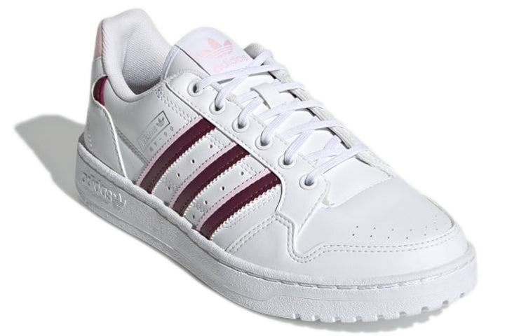 (WMNS) adidas Originals NY 90 Stripes 'White Red Pink' H03100