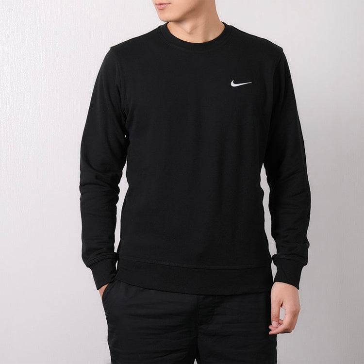 Nike Club Ft Round Neck Pullover french terry Black AA3178-010