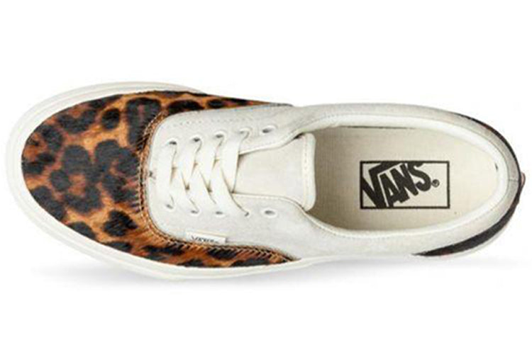 Vans Era Leopard Print Splicing 'White Brown' VNA4U39033