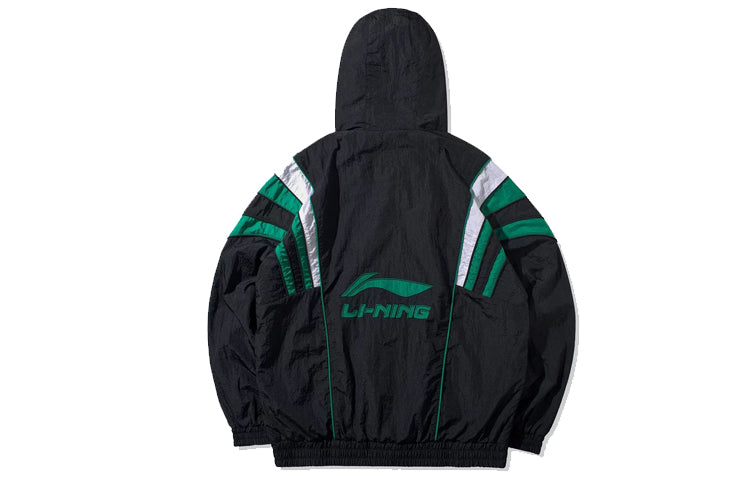 Li-Ning Paris fashion week Sports Hooded Jacket 'Black' AFDQ277-1