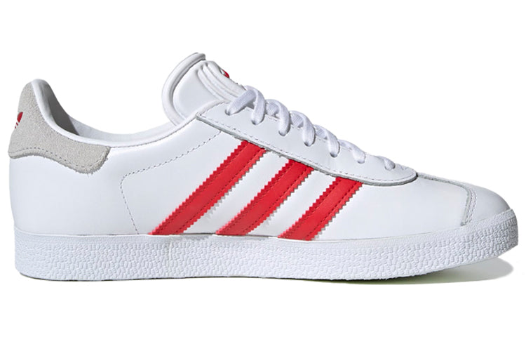 (WMNS) adidas Gazelle 'White Red' FU9909