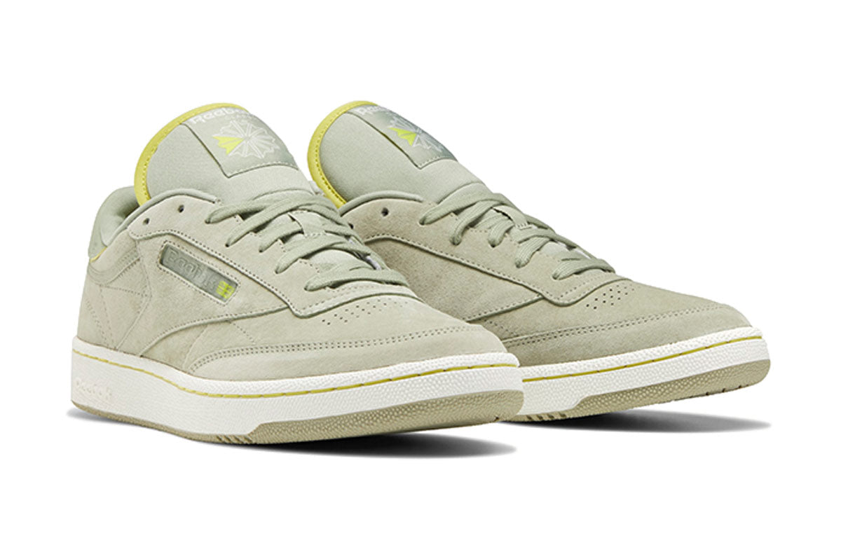 Reebok Club C Revenge Green Skate Shoes 'White Green' FV6389