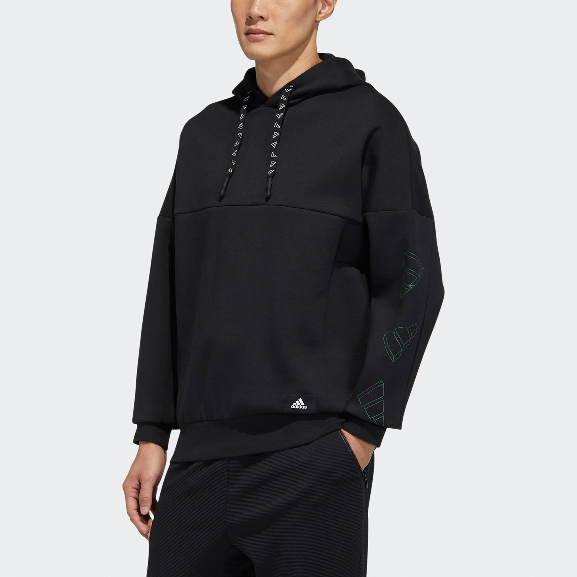 Men's adidas Ub Gfx Hs Sports Black Pullover GP1818