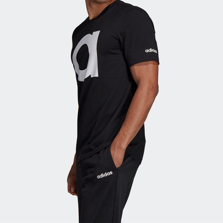 adidas Training Pullover Round Neck Short Sleeve Black DU0428