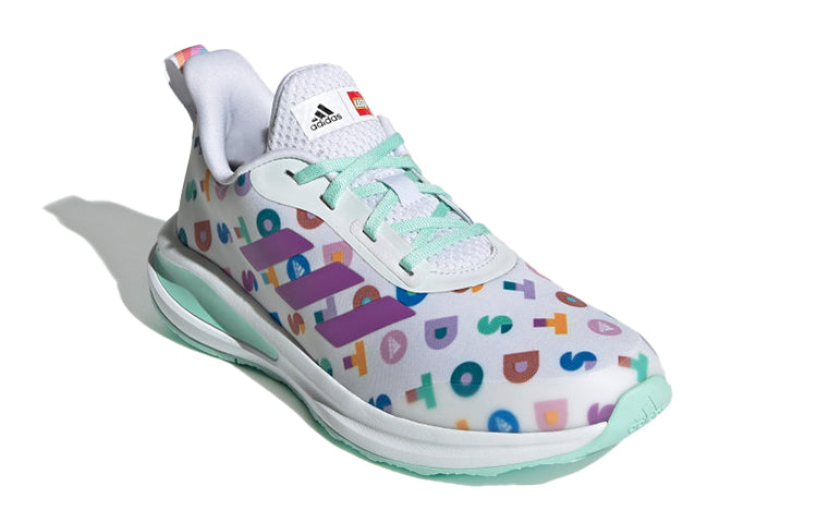 (GS) adidas LEGO x FortaRun Big Kid 'Dots - White' G57929