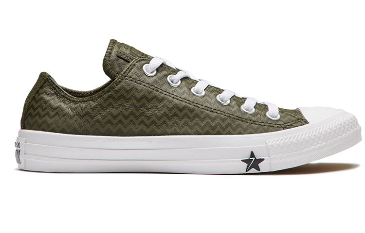 (WMNS) Converse Chuck Taylor All Star Leather Green 566131C