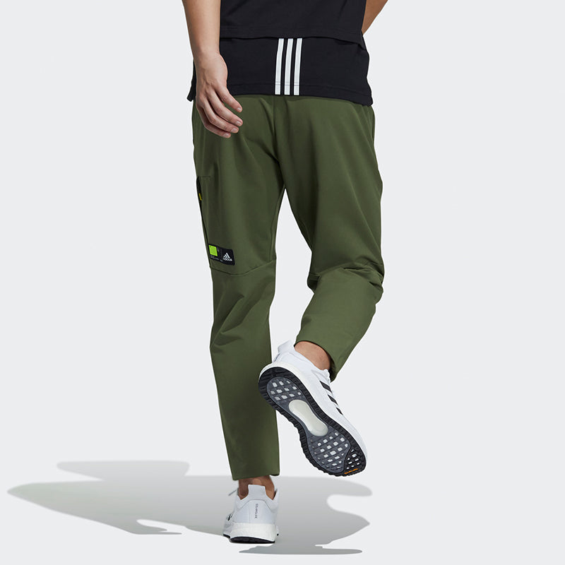 adidas Th Pnt Wv Funct Running Sports Woven Long Pants Green GP0954