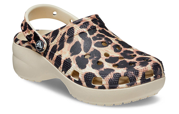 (WMNS) Crocs Classic Platform 'Leopard' 207844-2Y4