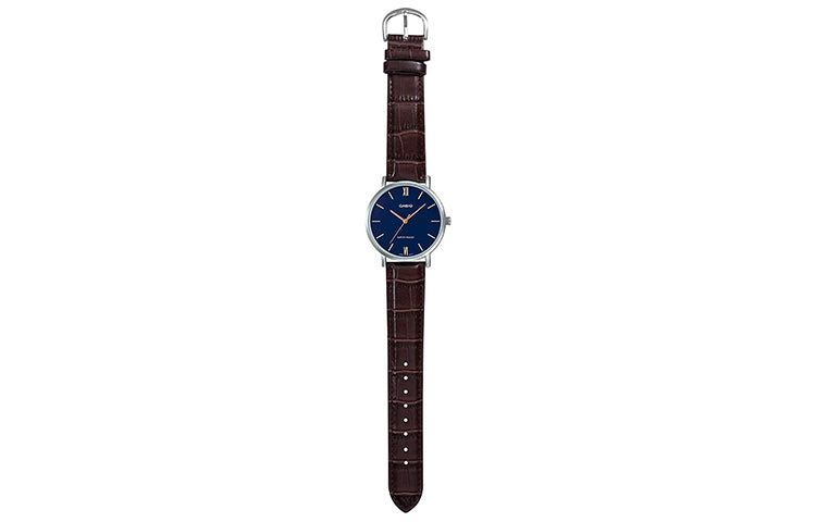 Casio  Angel Business Analog Watch 'Dark rwn Blue' MTP-VT01L-2B