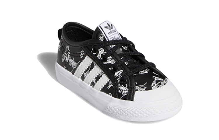 (TD) adidas x Disney Nizza Infant 'Sport Goofy Pack - Black' FW9594