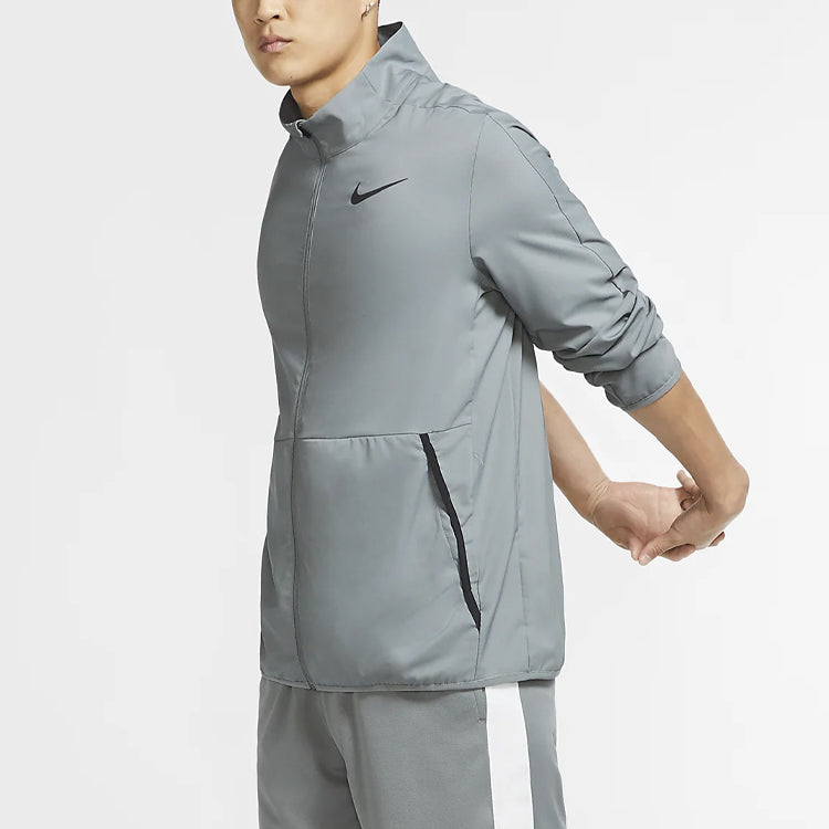 Nike Dri-FIT Woven Training Jacket 'Grey' CU4953-084