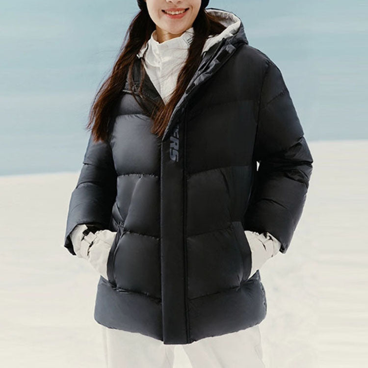 Skechers Hooded Waterproof Down Jacket 'Black' L422U069-0018