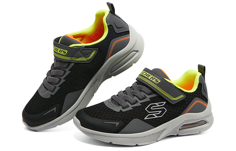 (GS) Skechers Microspec Max - Ravork Shoes 'Black Grey White' 403820L-CCBK