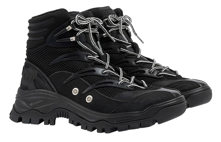 Gucci Lace Up Boot 'Black' 698779-2KD20-1000