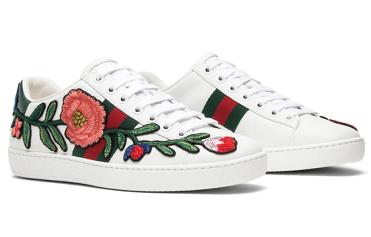 (WMNS) Gucci Ace Embroidered 'Floral' 431917-A38G0-9064