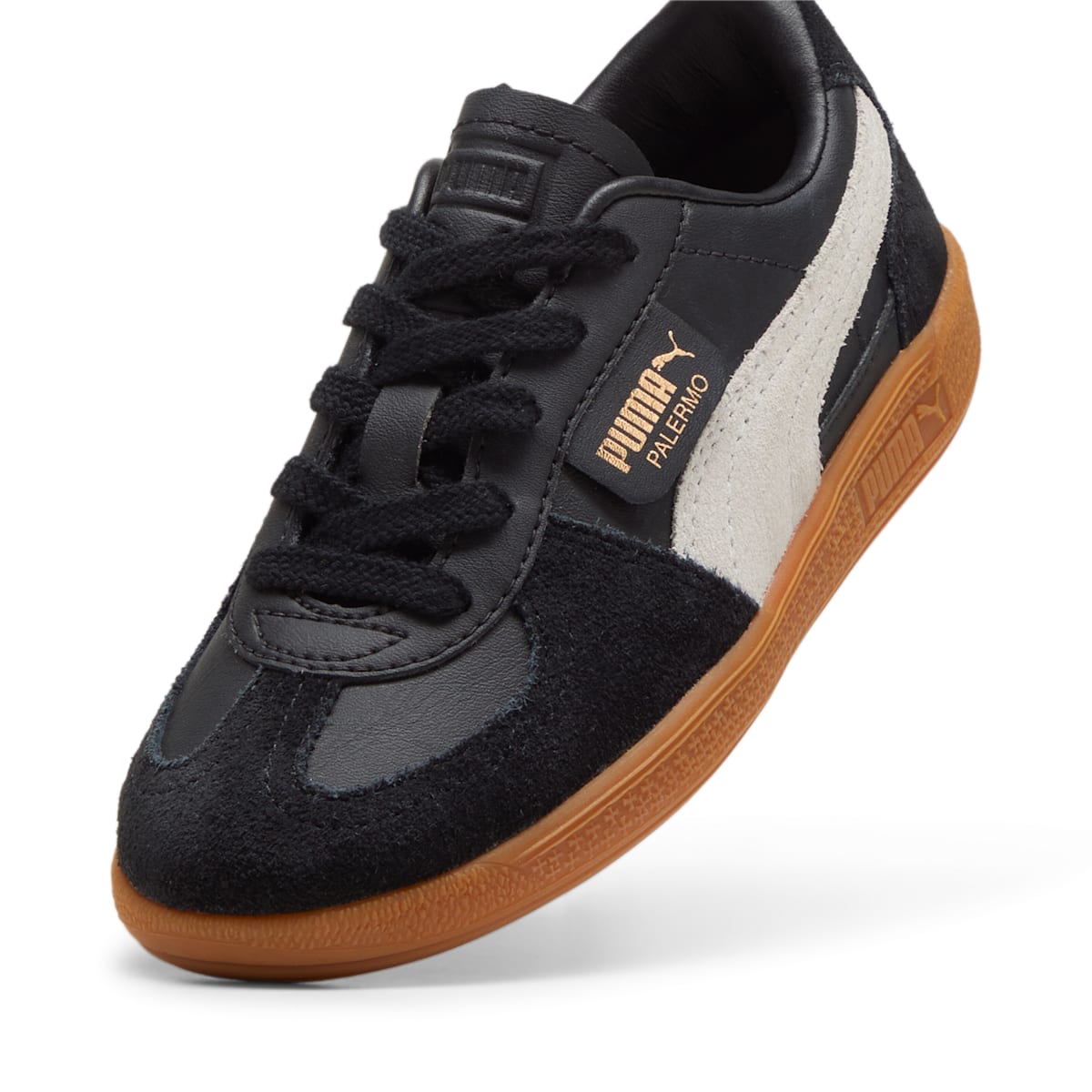 (PS) Puma Palermo Leather 'Black Feather Grey Gum' 397276-03