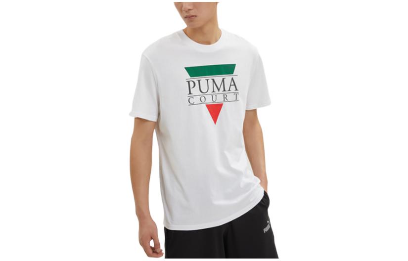 PUMA Tennis Club Graphic Tee 'White' 536913-02