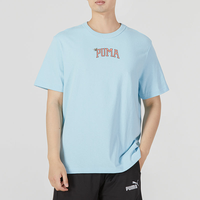 PUMA Downtown Graphic Tee 'Blue' 535400-18