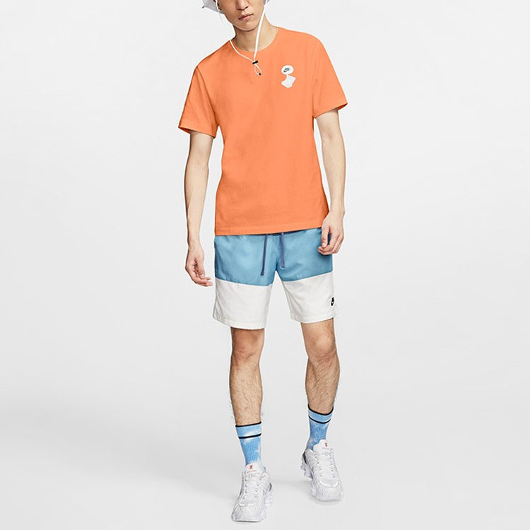 Nike AS M Nike Sportswear NSW Tee Shoe Printing Short Sleeve Red Orange CT6869-871