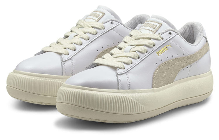 (WMNS) PUMA Suede Mayu 'White Marshmallow' 381042-01