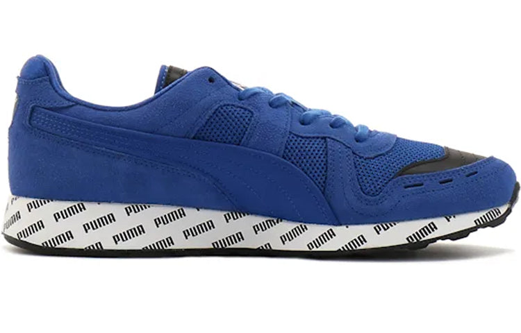 PUMA RS-100 Summer Trainers Black/Blue 369340-02