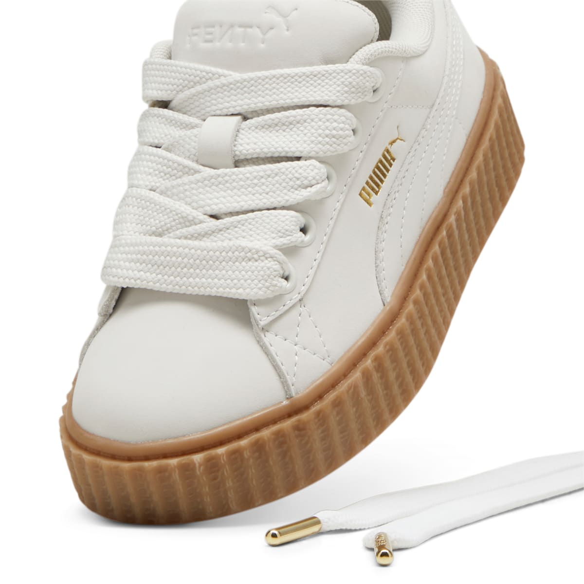 (PS) PUMA x Fenty Creeper Phatty 'Earth Tone Pack - Warm White' 399867-03