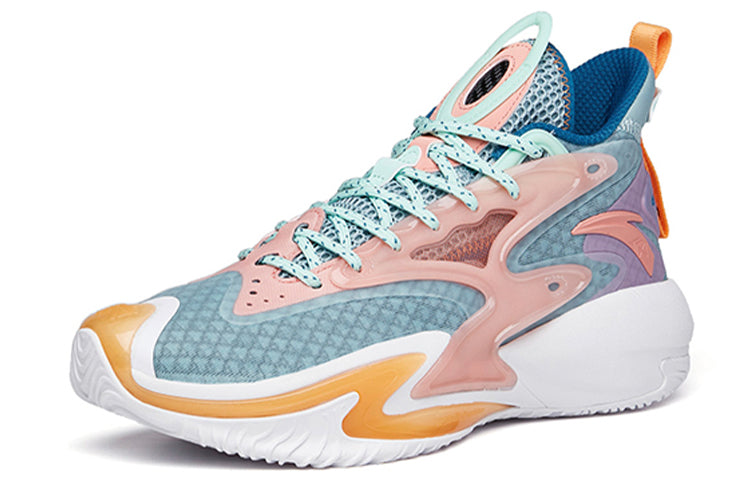 ANTA Shock The Game 5 Mid 'Pink Green' 112131601-3