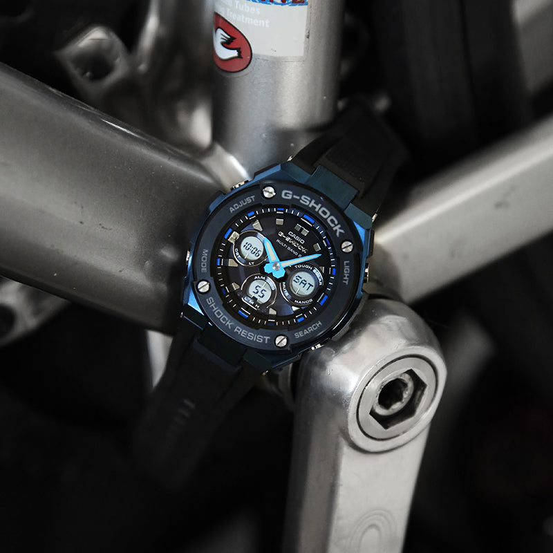 CASIO G-Shock G-Steel 'Blue Black' GST-W300G-1A2PR