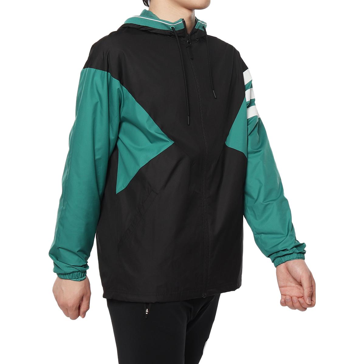 adidas Neo M CS XIELD WB Sports Jacket 'Black Green' DW8098