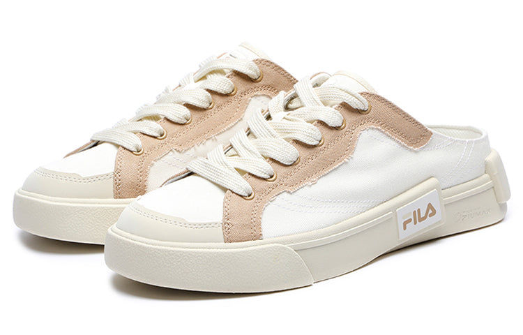 FILA FUSION Pop Mule Skate Shoes 'White Beige' T12M228220FWL