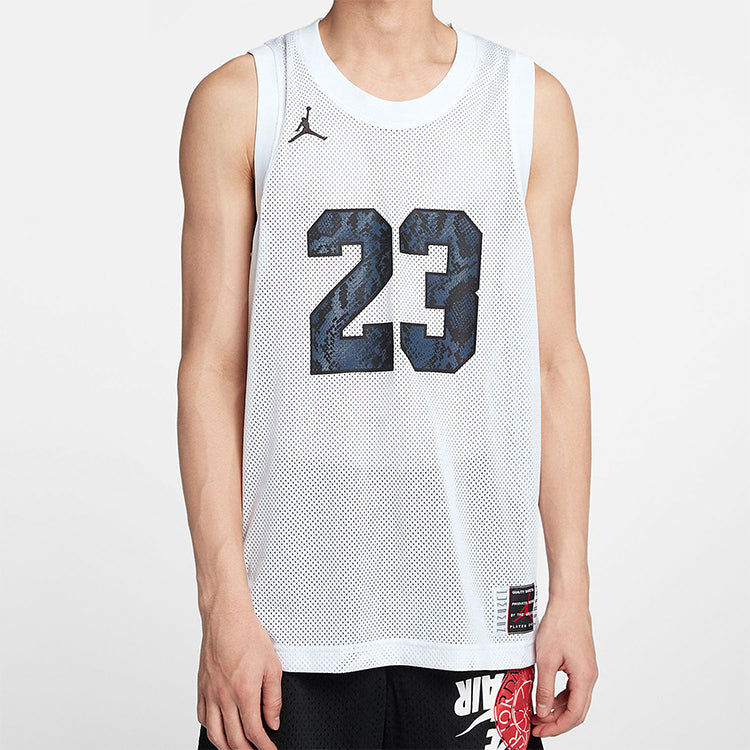 Air Jordan Legacy AJ11 Snakeskin Men's Jersey White CI0305-100