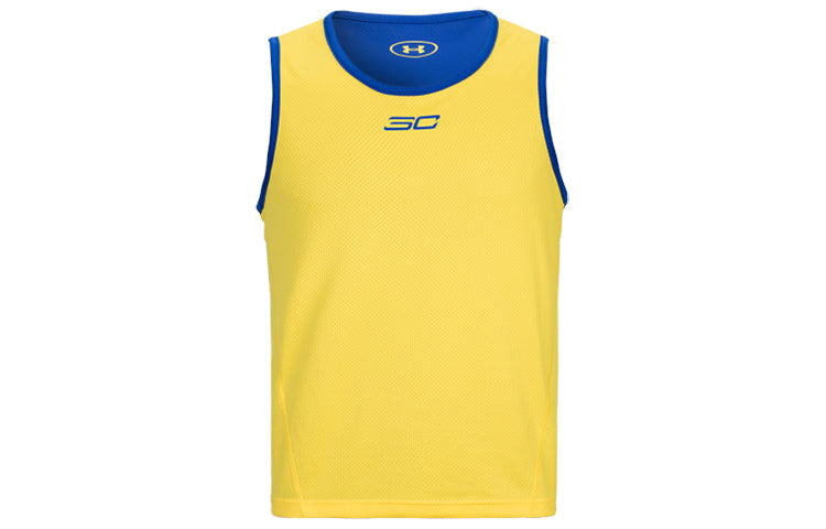 Under Armour SC30 Reversible Basketball Jersey 'Royal Blue Yellow' 1329427-401