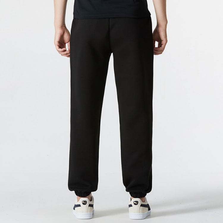 PUMA Graphic Logo Sweatpants 'Black' 673604-01