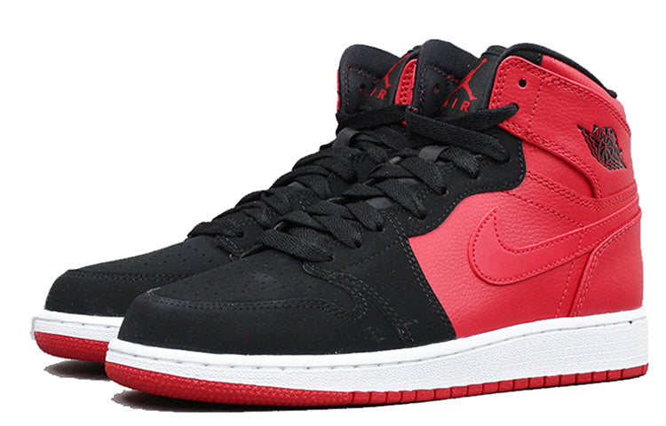 (GS) Air Jordan 1 Retro High 'Red Black' 705300-605