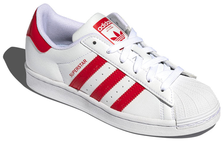 (WMNS) adidas Superstar 'White Scarlet' FX8729