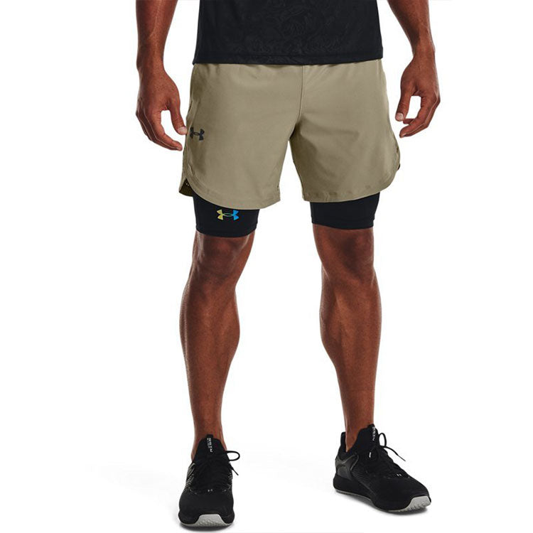Under Armour Stretch Woven Sports Shorts 'Grey Green' 1351667-037