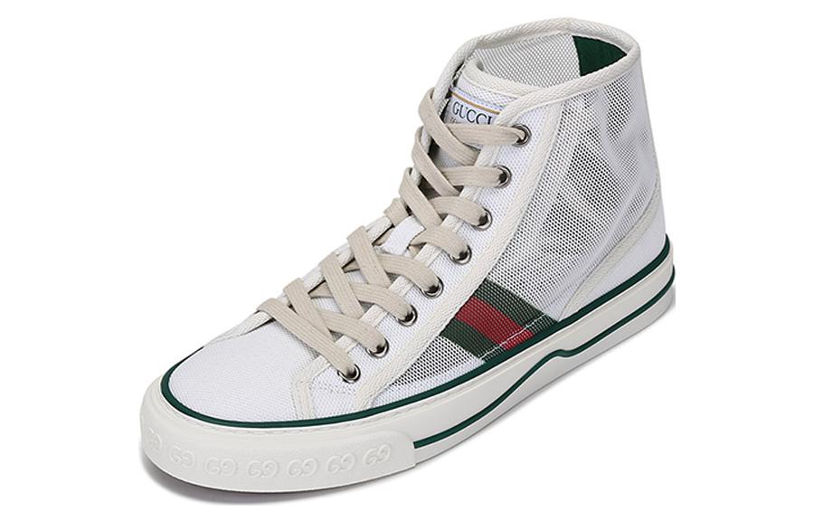 (WMNS) Gucci Tennis 1977 High Top Sneakers 'Mesh White' 663579-2WB10-9070