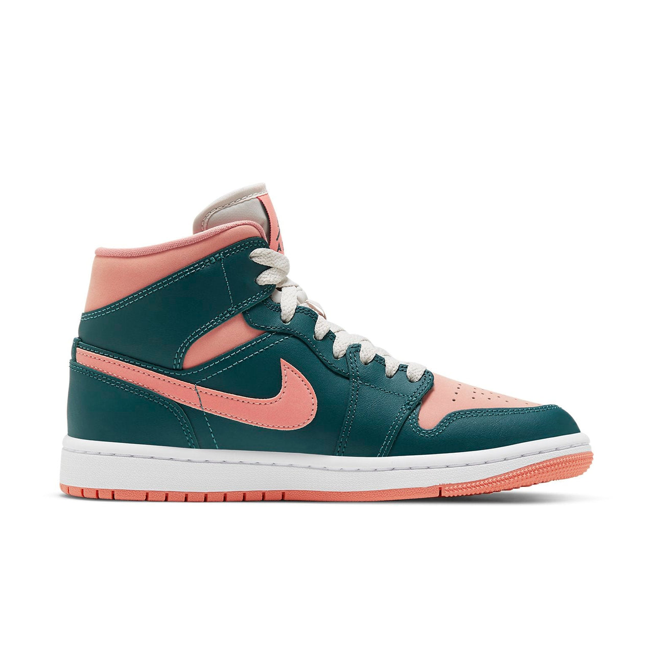 (WMNS) Air Jordan 1 Mid 'Dark Teal Green' BQ6472-308