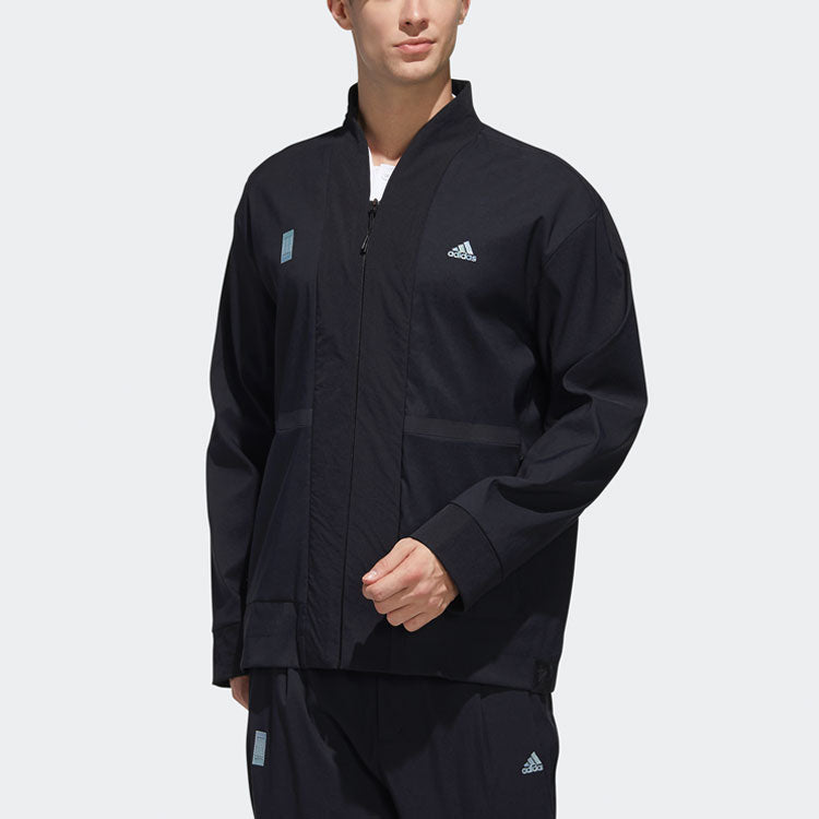 adidas WJ JKT Sports Stylish Jacket Black FM9360