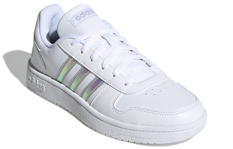 (WMNS) adidas Hoops 2.0 'White Silver' FW3535